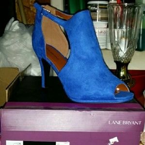 Lane Bryant peeptoe heels